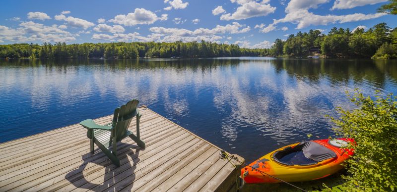 Water Dock Staining