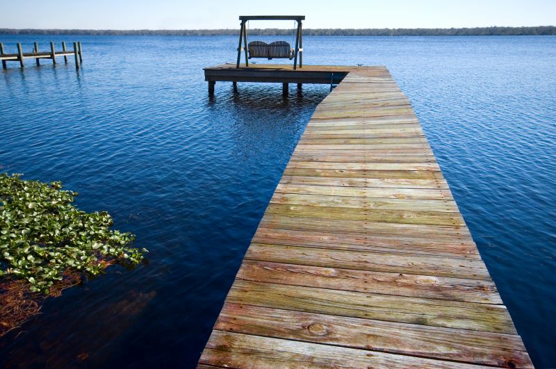 Water Dock Staining